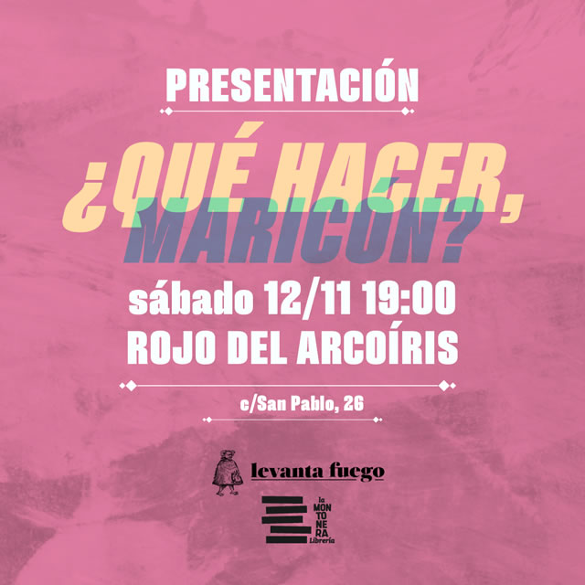 Presentación en La Montonera de
